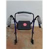 Image 3 : * Adjustable Fit 6 Rollator Walker with Storage Seat - Pickup Only