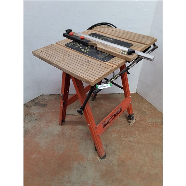 * Portable Hirsh Table Saw - 34" Tall - Tested - Pickup Only
