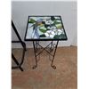 Image 2 : * Metal Frame Stool 28" High & Metal Frame Plant Holder 22" High - Pickup Only