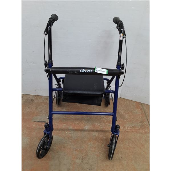 * Adjustable Drive Rollator Walker with Seat Storage - Pickup Only