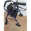 Image 2 : * Adjustable Drive Rollator Walker with Seat Storage - Pickup Only