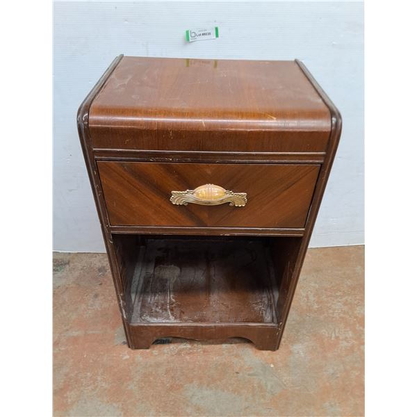* Vintage Wooden Night Stand - 13" x 17" x 28" - Pickup Only