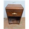 Image 1 : * Vintage Wooden Night Stand - 13" x 17" x 28" - Pickup Only