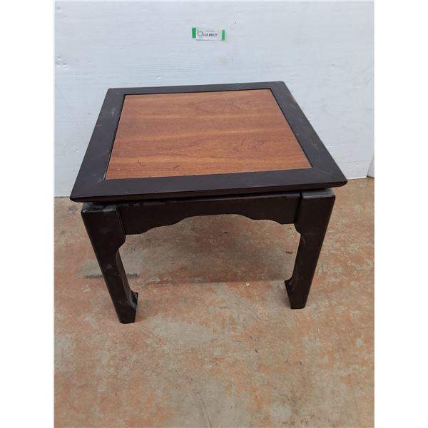 * Wooden End Table 18" x 18" x 15" - Pickup Only