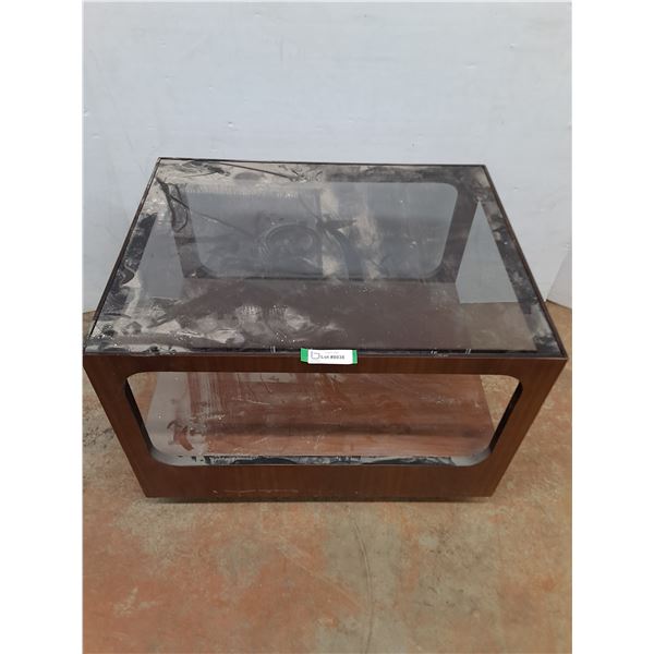 * Glass Top Coffee Table - 22.5" x 29" x 20" - Pickup Only