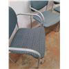 Image 3 : * Set of 4 Stackable Metal Frame Chairs - Some Stains - Pickup Only