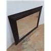 Image 2 : * Wood Framed Mirror - 47" x 36" - Pickup Only