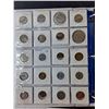 Image 3 : (2) Pages of World Coins in Binder- Japan, Australia, Mexico, Misc.
