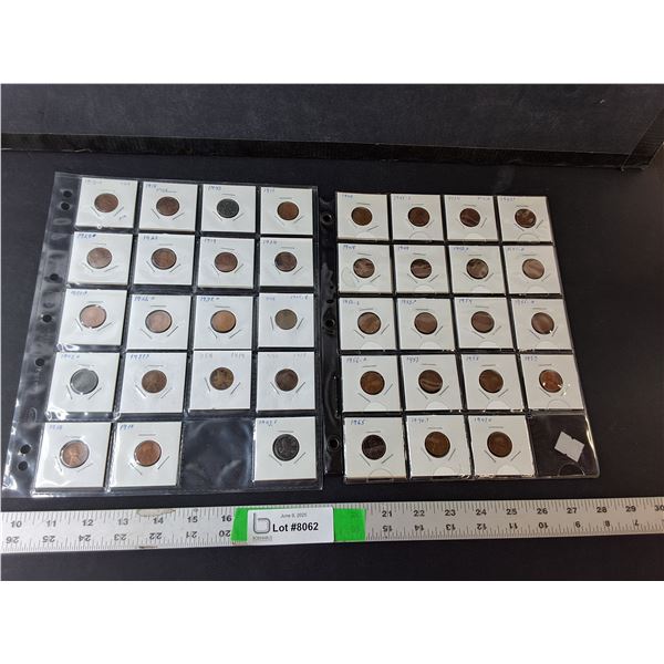 (2) Pages of American Coins