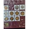 Image 6 : Approx. (2) Pages of World Coins in Binder- Hong Kong, Turkey, Netherlands,Cuba, Misc.