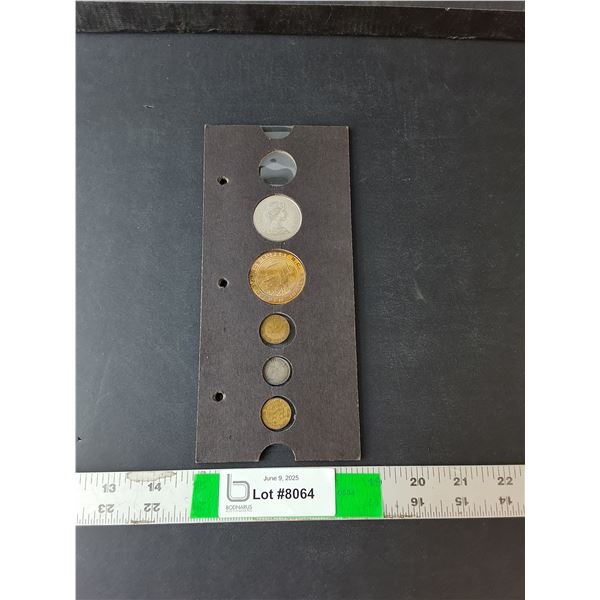 (5) Various Coins- 1986 Canadian Silver Dollar, Prince Rupert Jubilee, Hispan 1780, Misc.