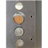 Image 2 : (4) Coins- Canada 50 Cent Coin-1960, Canada Centennial Quarter, Mexico 1954, Canadian Nickel-1960