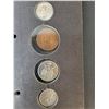 Image 3 : (4) Coins- Canada 50 Cent Coin-1960, Canada Centennial Quarter, Mexico 1954, Canadian Nickel-1960