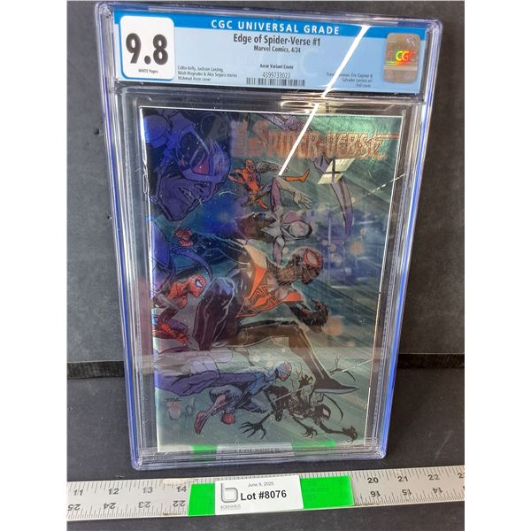 CGC Edge of Spider-Verse #1 Comic-Asrar Variant Cover, Sealed