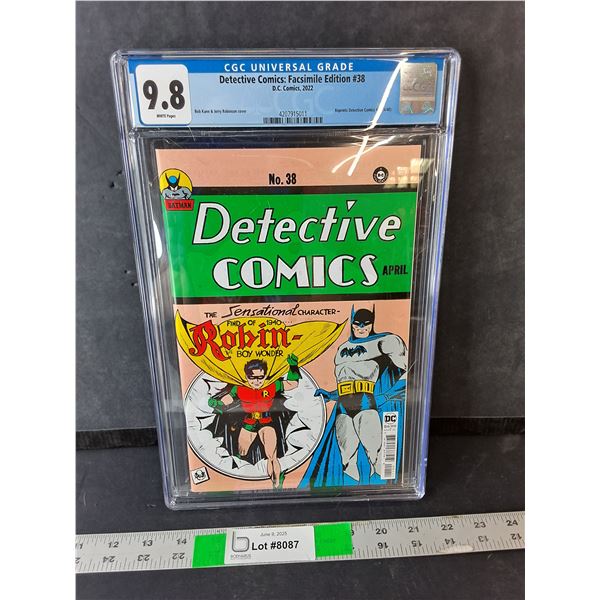 CGC Detective Comics: Fascimile Edition #38, Sealed
