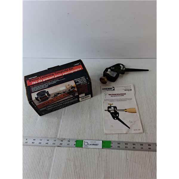 Vari-Grind Attachment, Router Lettering Template Set