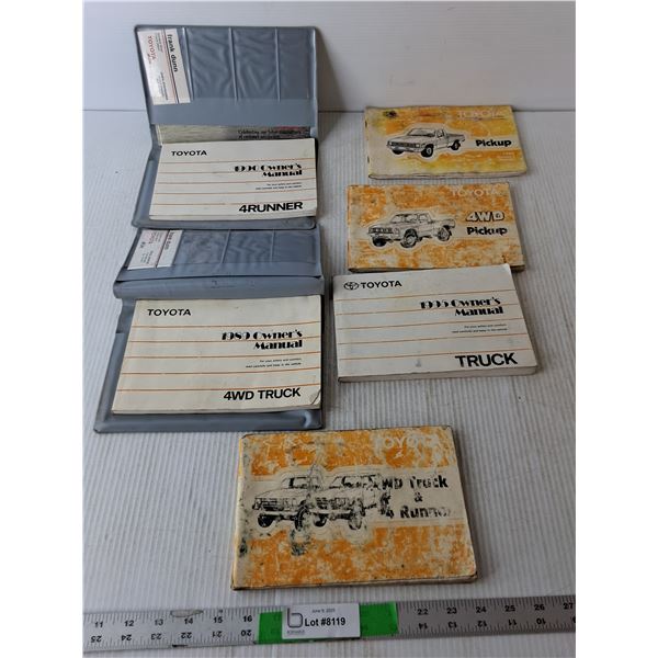 (6) Older Toyota Vehicle Manuals