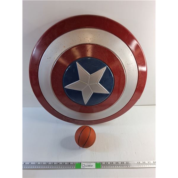 Captain America Shield and Miniature Basketball