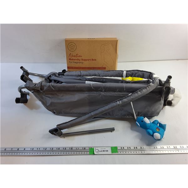 Baby Bassinet for Playpen and Maternity Support Belt