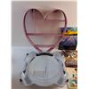 Image 2 : Heart Shaped Wall Rack, Beyblade Toy, Framed Disney Picture, Jigsaw Puzzle and Acrylic Paper