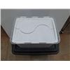 Image 2 : *(2) Plastic Lidded Totes 31" x 20" x 13", Cannot Ship