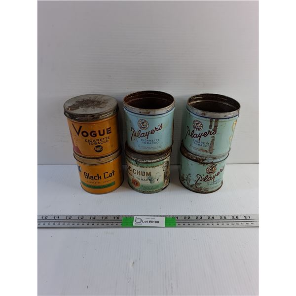 Various Vintage Tins