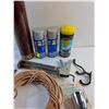 Image 2 : Cord, Caulking Gun, Glass Wipes, Sandals Primer, Fast Dry Anti Rust, Shower Tub Diverter Spout, Misc