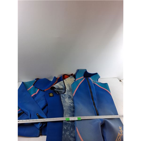 (3) Wet Suits - Approx adult Large