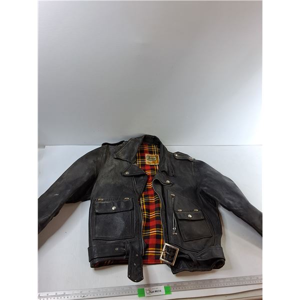 *Brimaco Leather Jacket - approx adult Small, needs cleaning and conditioning