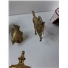 Image 3 : Assorted Items - Brass Door Knocker, Musical Ship , Golf Club Cover, Misc - As Is