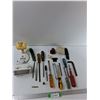 Image 1 : Assorted Items - Screwdrivers,Exacto Knife, Drill, Misc