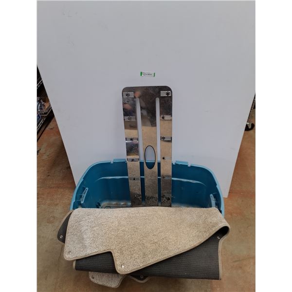 *Bucket, (2) Car Floor Mats, Ford Winter Inserts  -  PICK UP