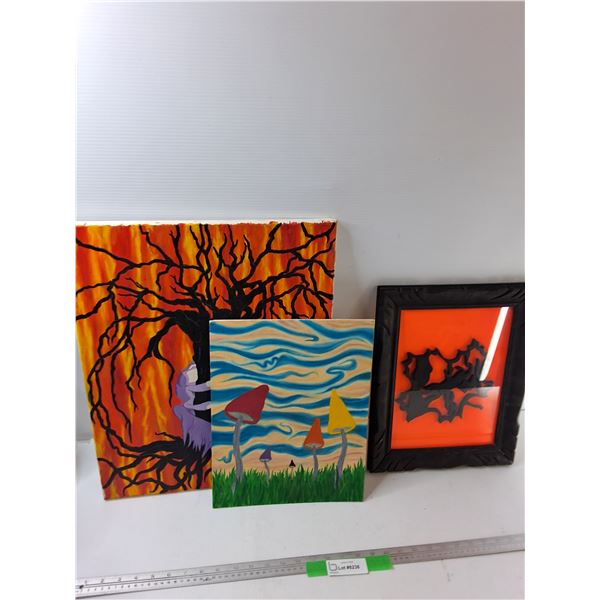 (2) Paintings, Framed Picture