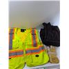 Image 1 : High Visibility Jacket, Work Gloves, Snow Pants