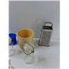 Image 3 : Bowl, (2) Jars, Grater, Misc
