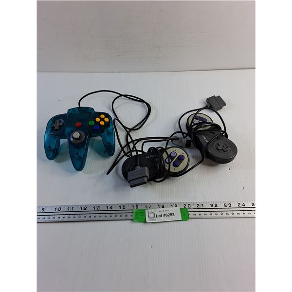 (3) Various Vintage Game Controllers, All As Is