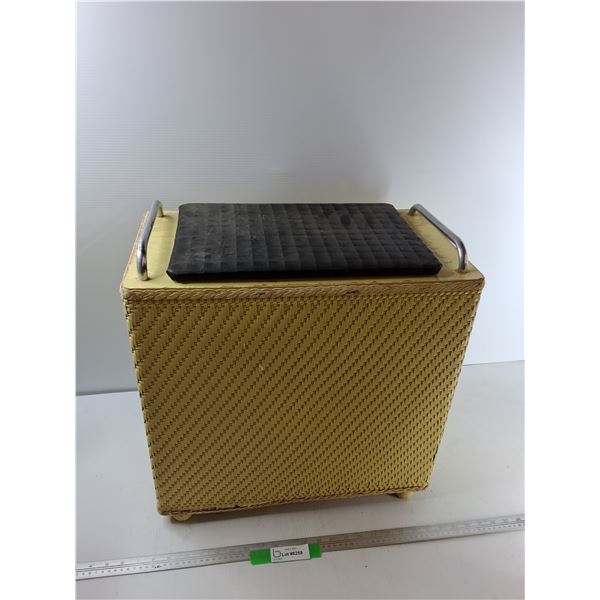 Vintage Clothes Hamper - 20'' x 11'' x  21'' - CANNOT SHIP