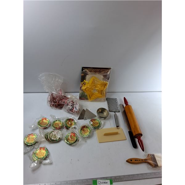 Christmas Toppers, Grater, Brush, Misc