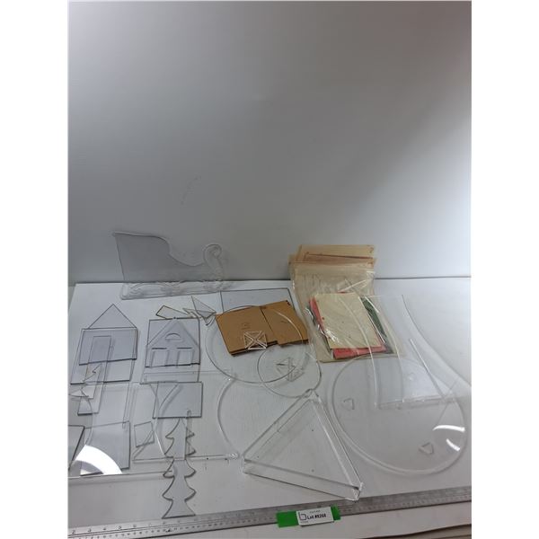 Stencils, Plastic Decorations