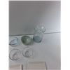 Image 3 : (4) Glass Bowls, (4) Glass Container, (2) Vases, (2) Plates