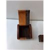 Image 3 : (2) Wooden Box, Ring Box