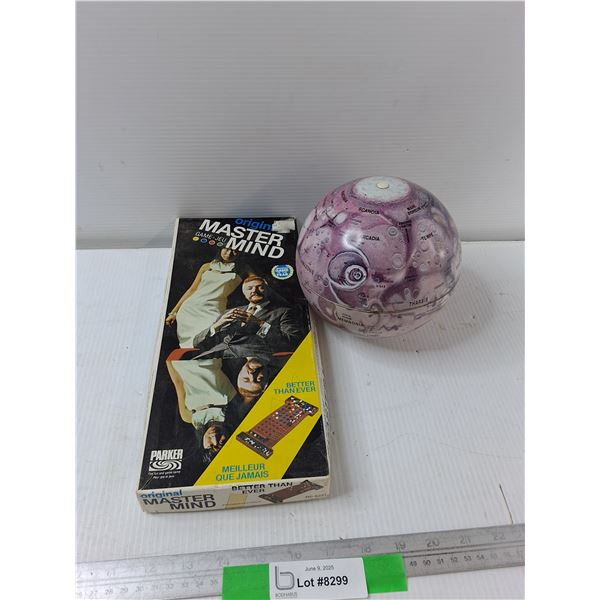 Master Mind Game, Globe Of Mars