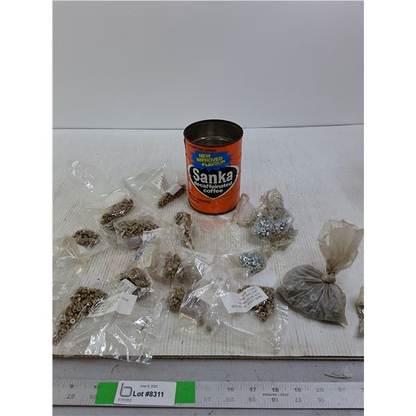 Jar of #4 Locking Nuts