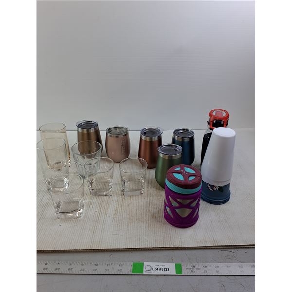 Stainless Steel Cups, Plastic Tumblers, Glass Cups