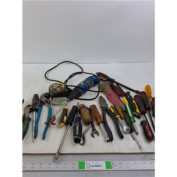 Pliers, Screwdrivers, Rotary Tool, Misc Tools
