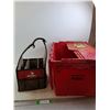 Image 1 : Plastic Red Tote, and Husky Tool Bag-Cannot Ship