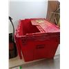 Image 2 : Plastic Red Tote, and Husky Tool Bag-Cannot Ship