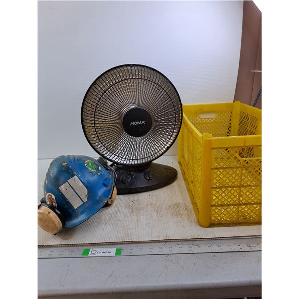 Blue Hard Hat, Noma Heater, Yellow Crate-Cannot Ship