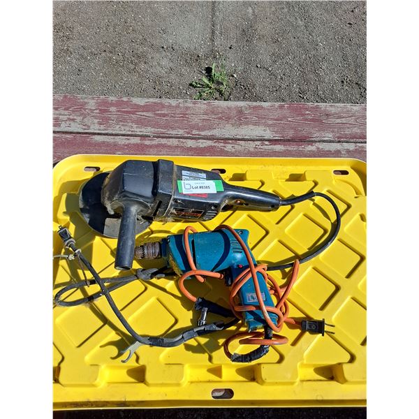 **Craftsman Angle grinder and Makita Drill(working)