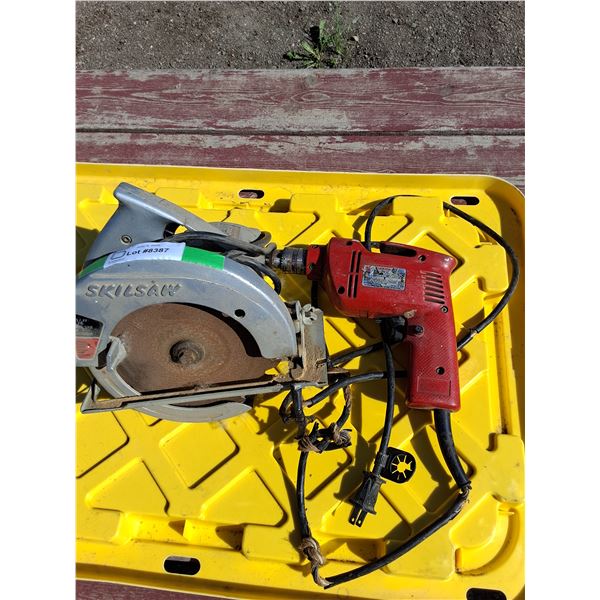 ** Skilsaw and Drill (working)